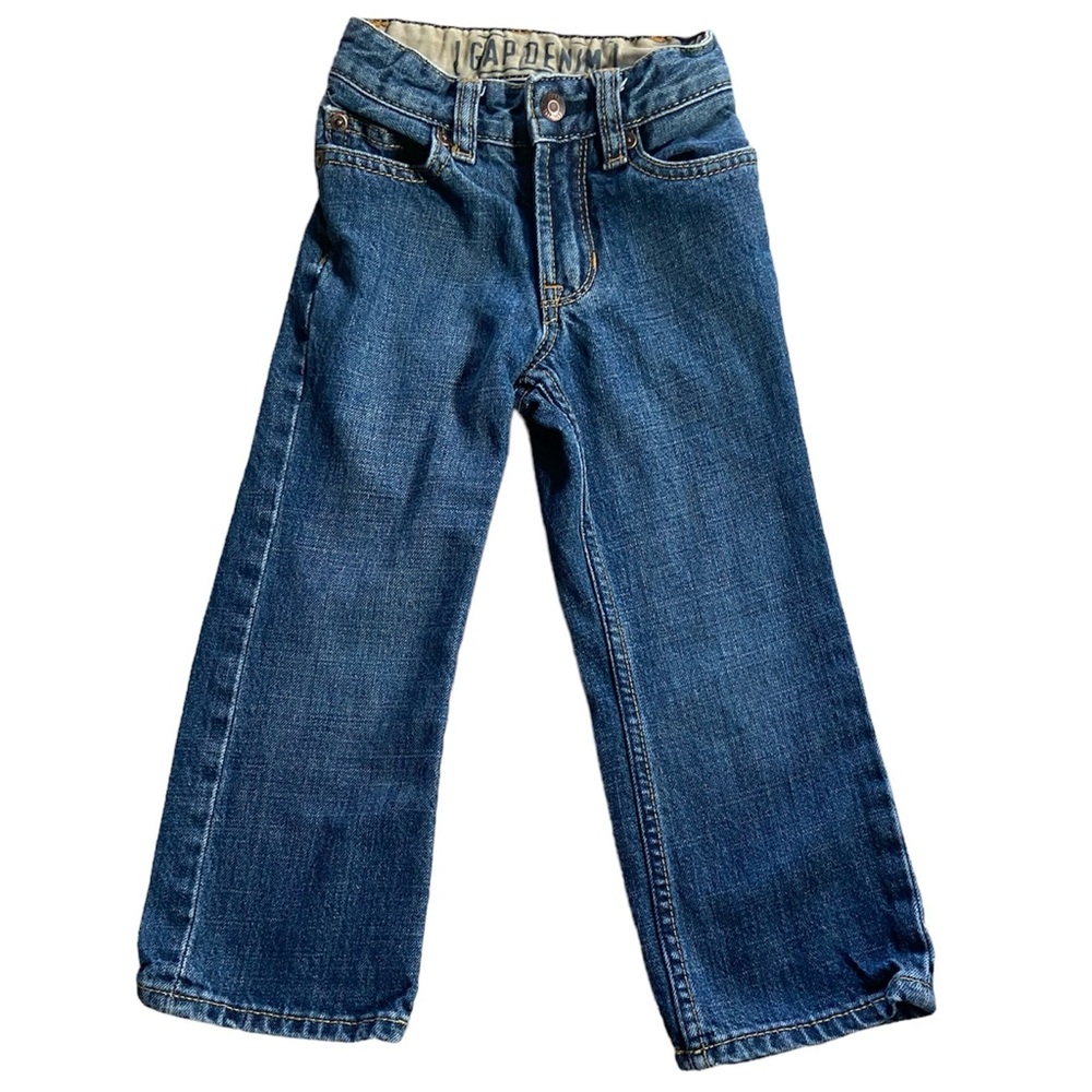 Vintage 90’s Gap Jeans Kids 4 Slim Original Fit Adjustable Tab Waist 100% Cotton
